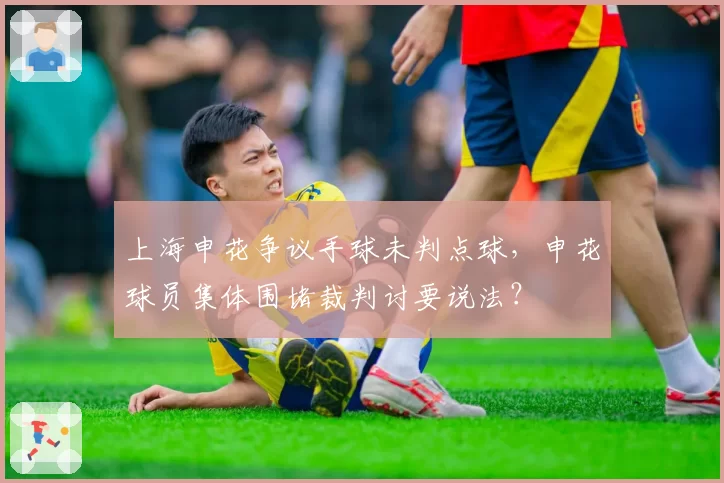 上海申花争议手球未判点球,申花球员集体围堵裁判讨要说法?